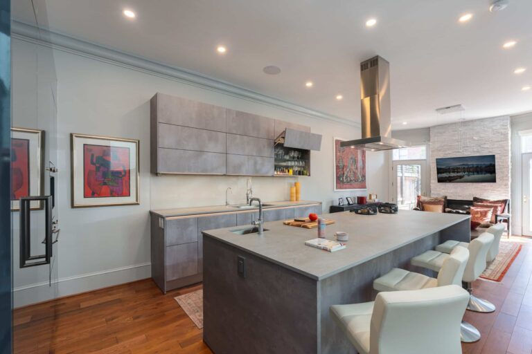 Inspiring Sleek Modern Kitchen Remodel in Bauformat, Georgetown DC