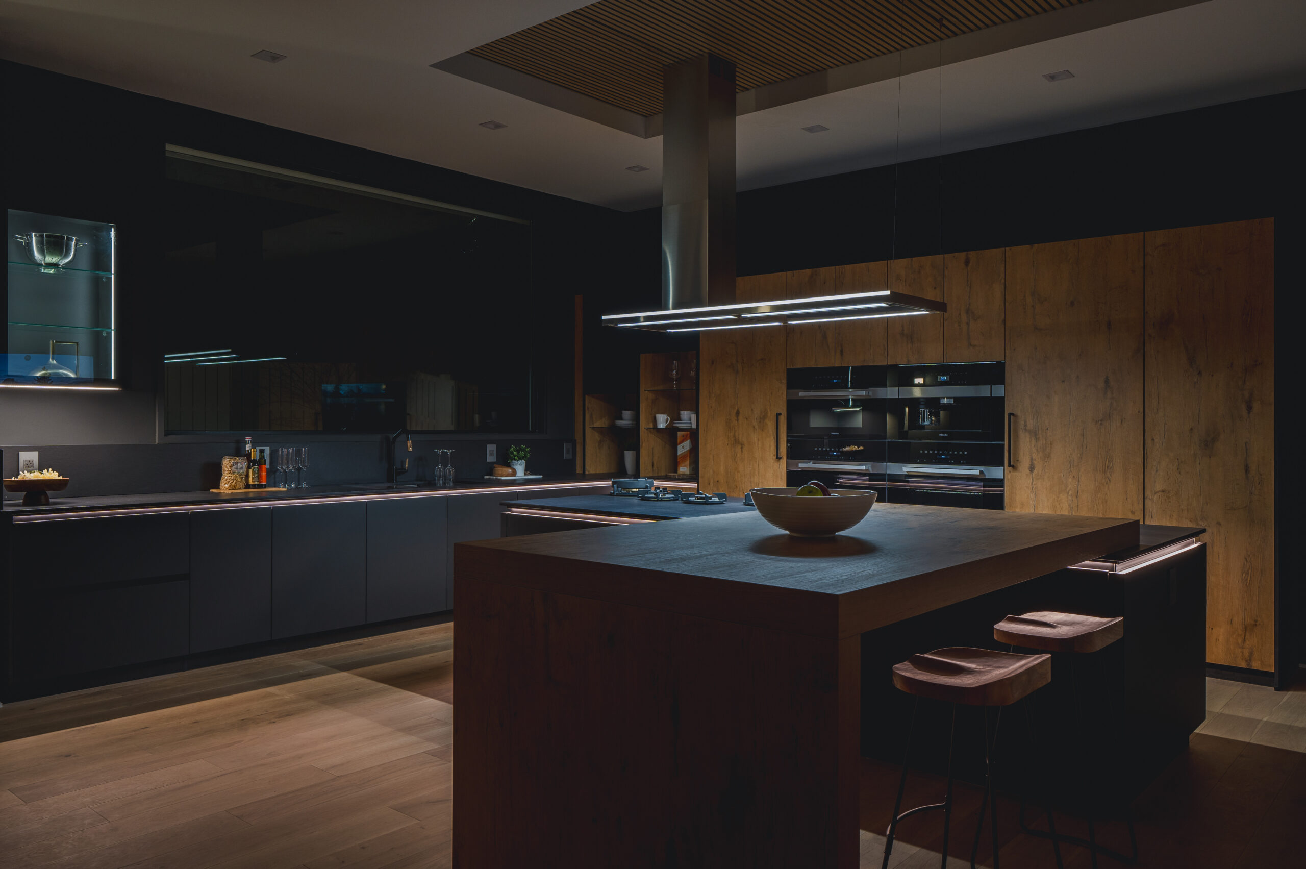 Sleek Modern Kitchen Remodel in Arlington Displaying Bauformat Cabinetry
