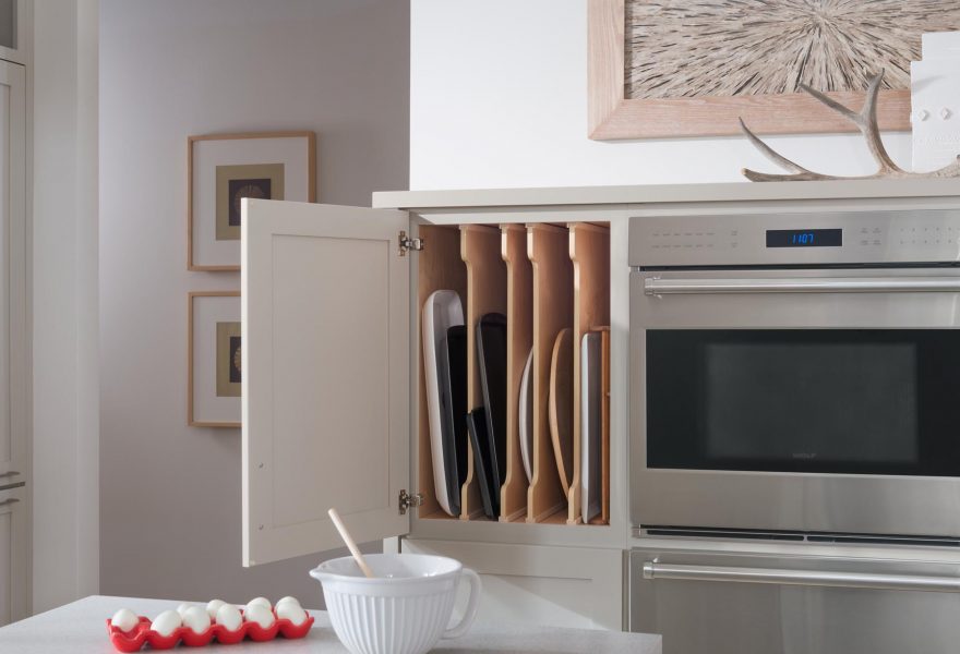 Vertical Tray Dividers for Kitchen Cabinets Storage Options